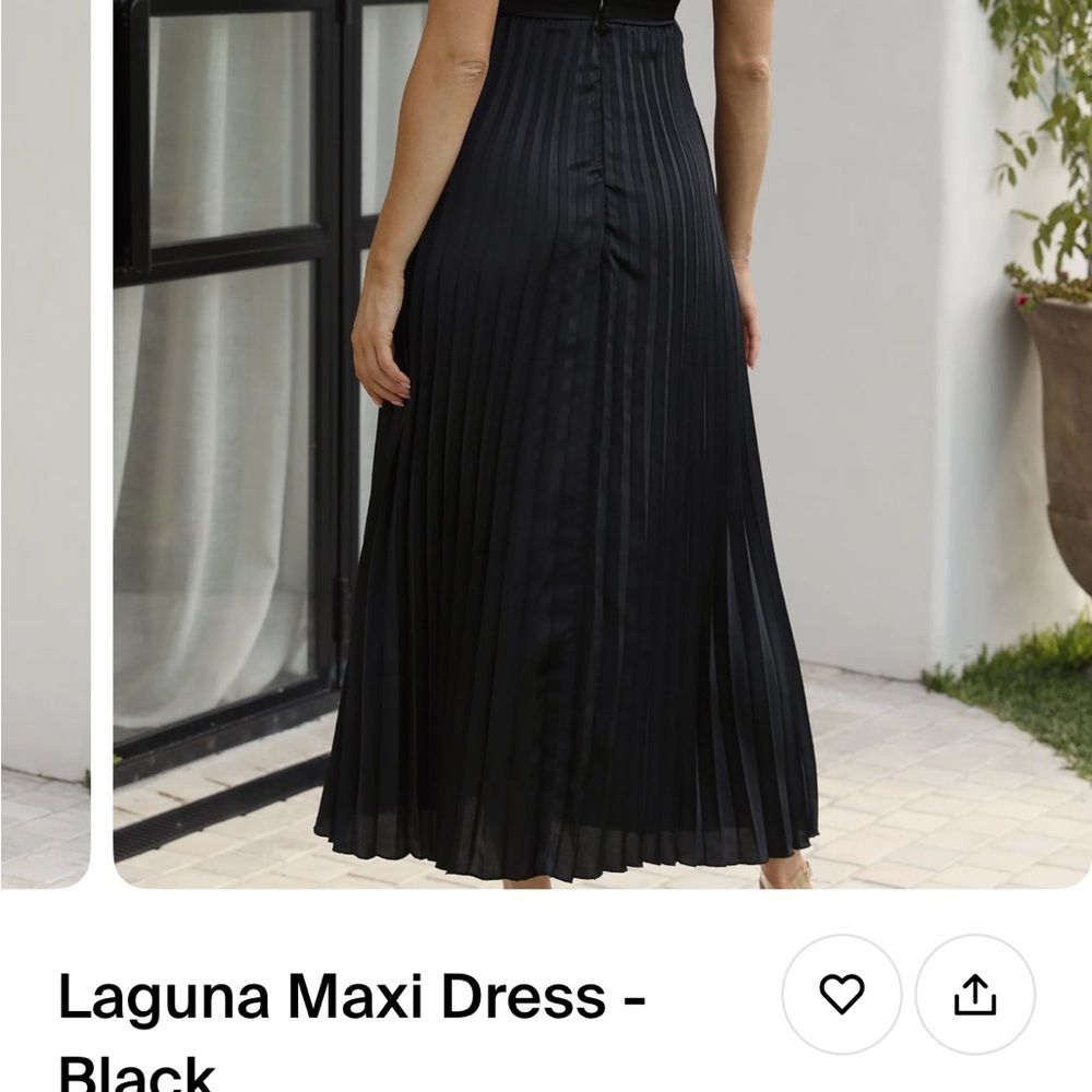 Black maxi dress